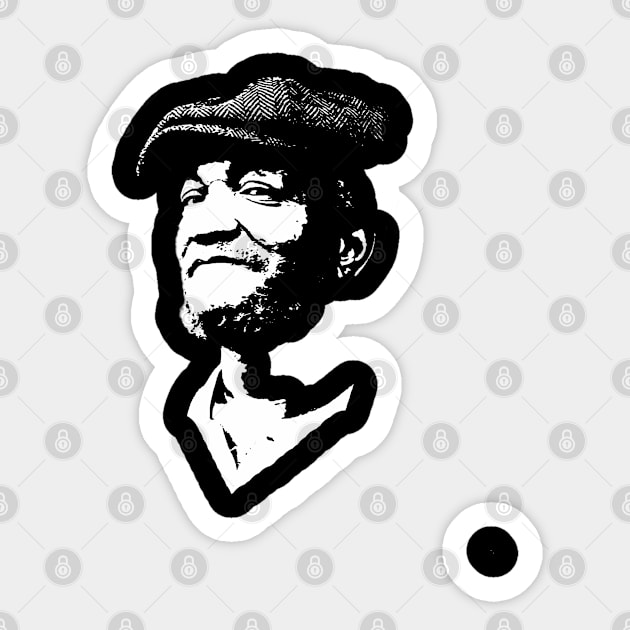 Fred Sandford Sticker by UrbanLifeApparel